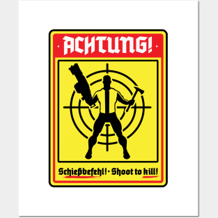 Achtung! Posters and Art